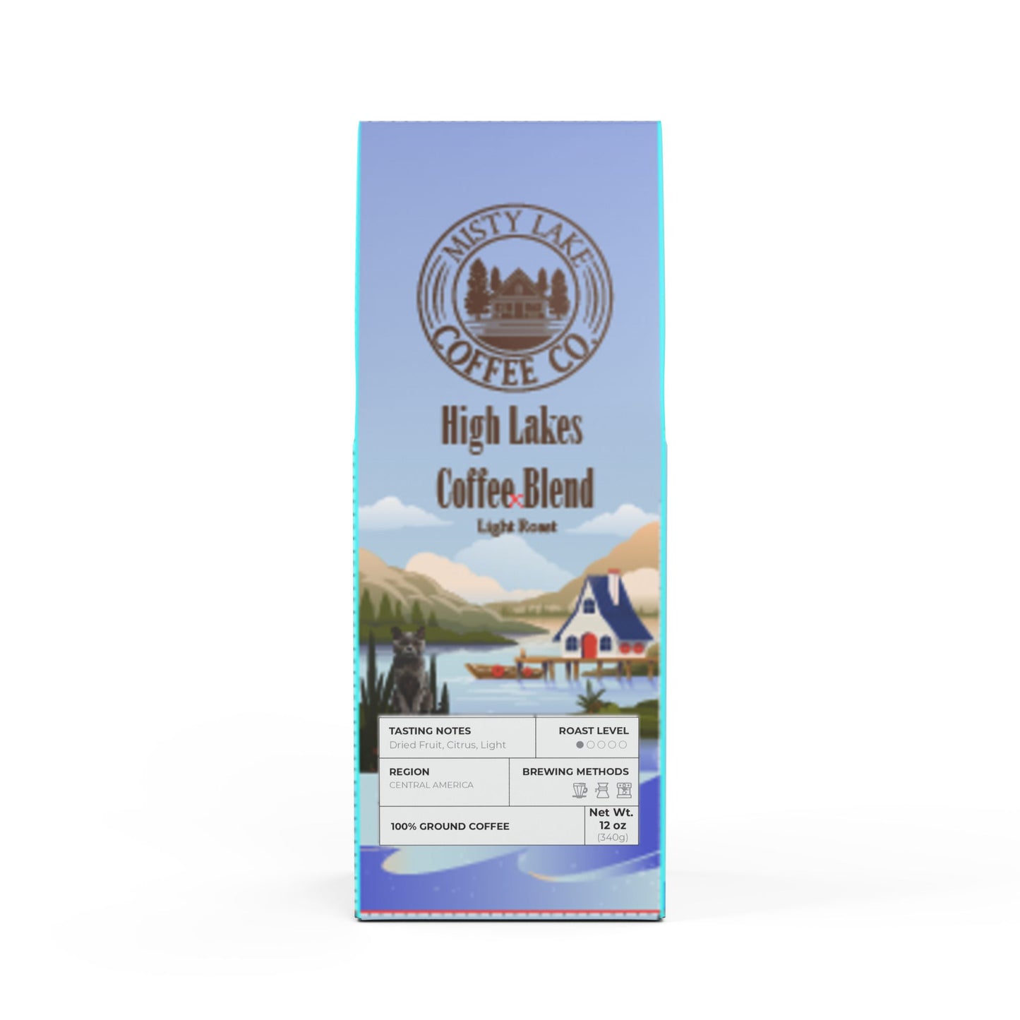 Misty Lake Coffee Co. High Lakes Coffee Blend (Light Roast)