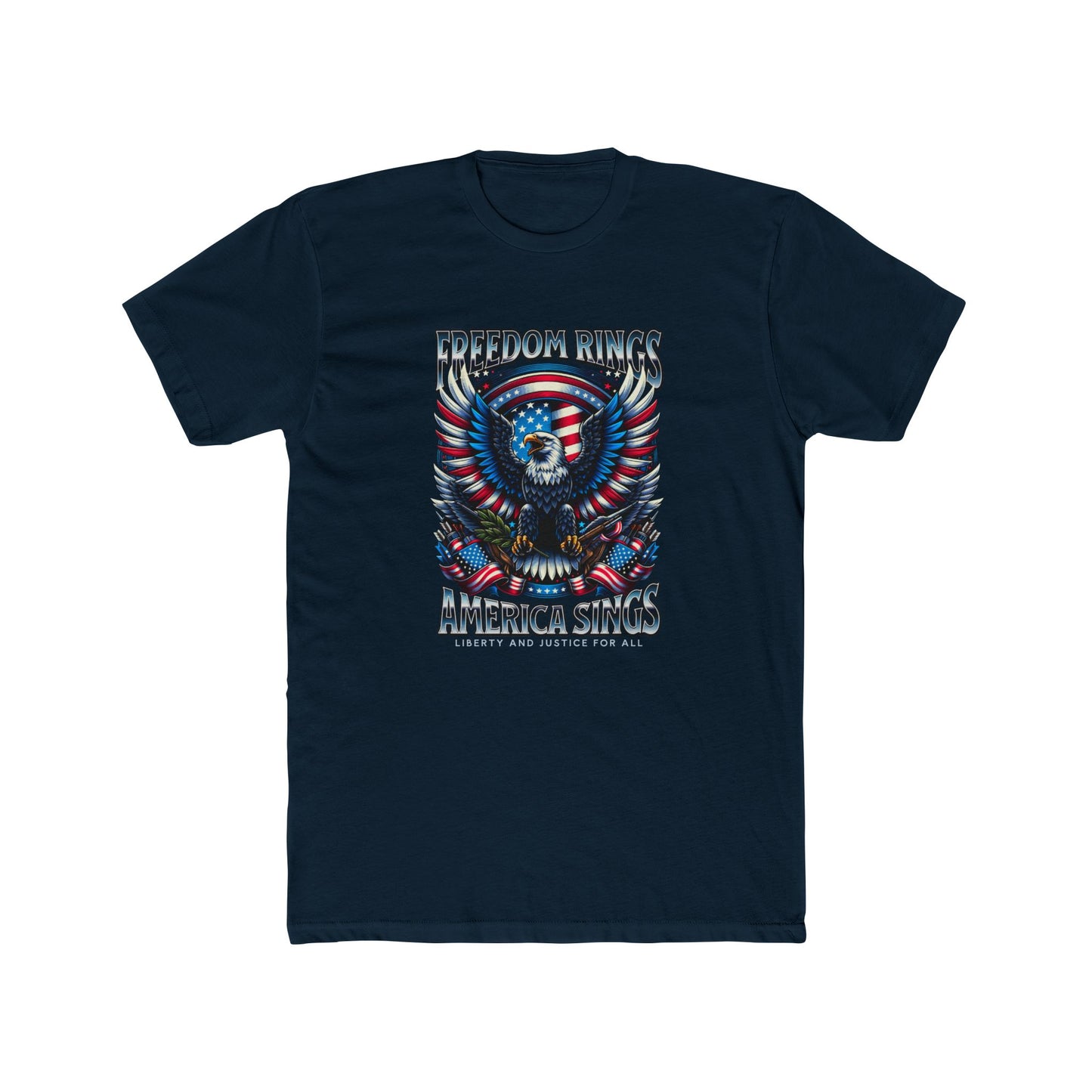 Freedom Wings Eagle T-Shirt — America Sings Patriotic Tee