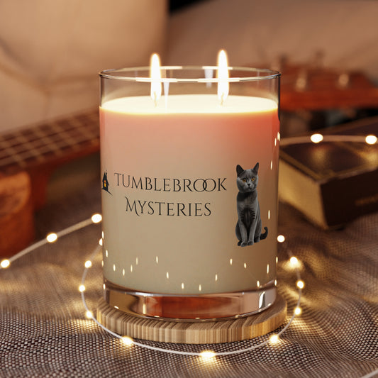 Scented Candle - Tumblebrook Mysteries, Aromatherapy Gift, Cozy Home Decor, Cat Lover Gift, Relaxation Candle