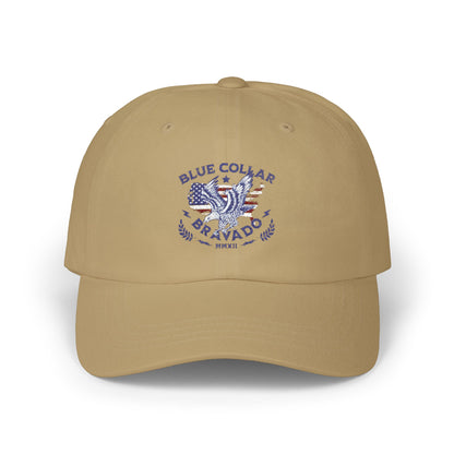 Classic Dad Cap - Blue Collar Bravado, Casual Style for Father's Day, Gift for Dads, Summer Accessory, Everyday Fashion