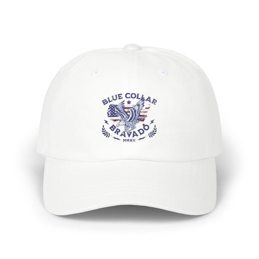 Classic Dad Cap - Blue Collar Bravado, Casual Style for Father's Day, Gift for Dads, Summer Accessory, Everyday Fashion