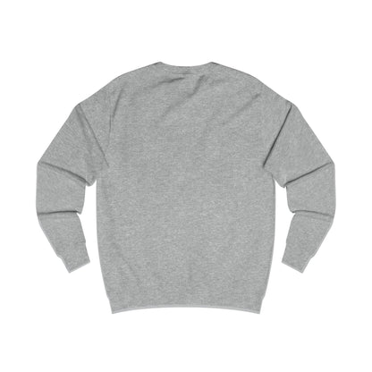 Unisex Sweater with Bold 'Blue Collar Bravado' Design, Casual Wear, Gift for Workers, Motivational Apparel, Patriotic Style