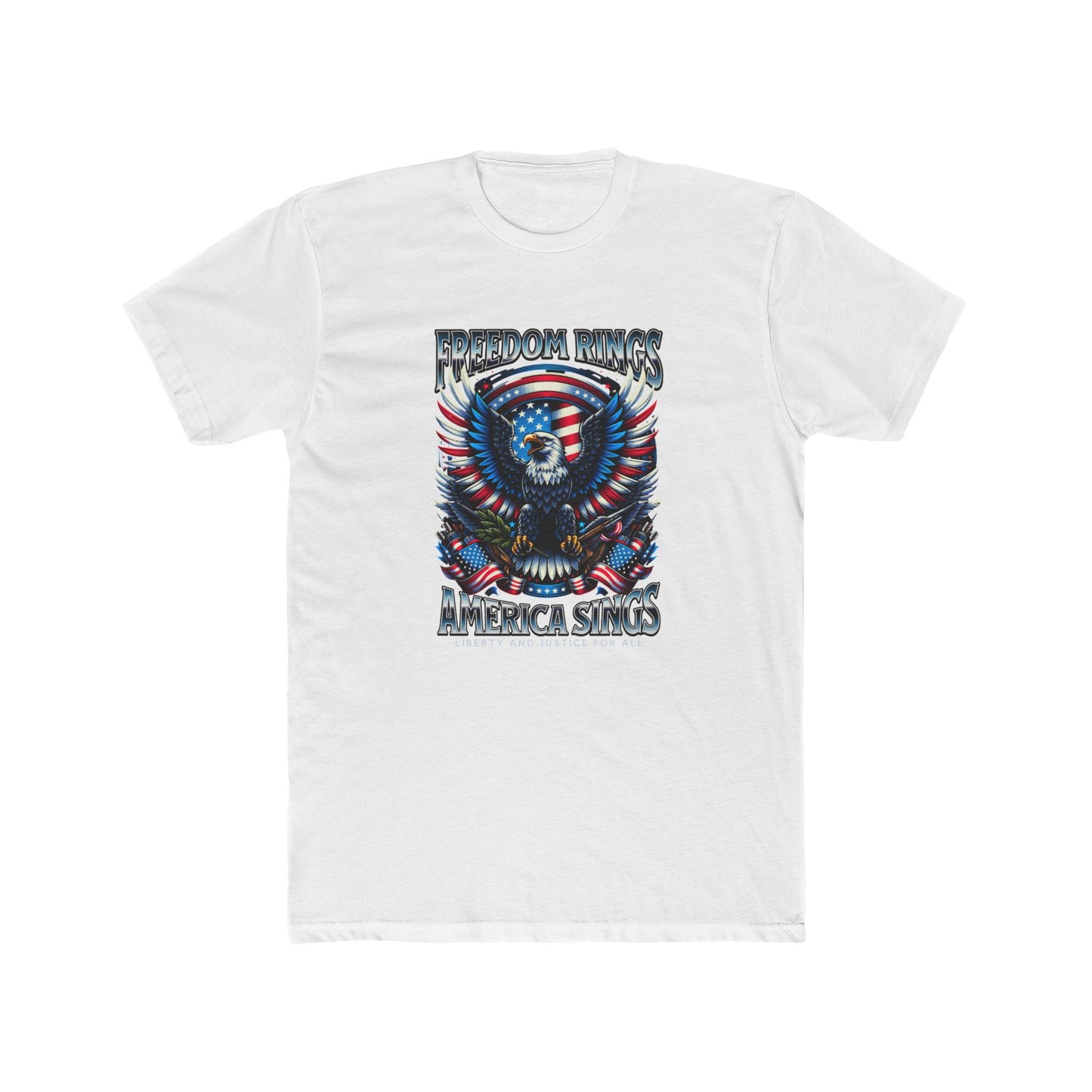Freedom Wings Eagle T-Shirt — America Sings Patriotic Tee