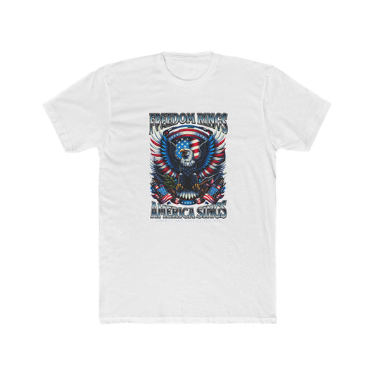 Freedom Wings Eagle T-Shirt — America Sings Patriotic Tee