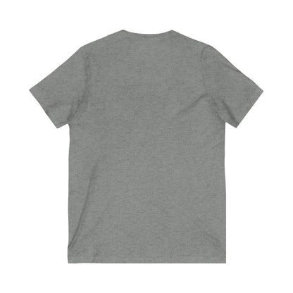Adorable Cat Lovers Unisex V-Neck Tee, Cute Cat Shirt, Gift for Cat Owners, Pet Lover Apparel, Casual Everyday Wear, Cat-Themed Fashion