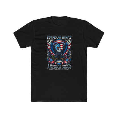 Freedom Wings Eagle T-Shirt — America Sings Patriotic Tee