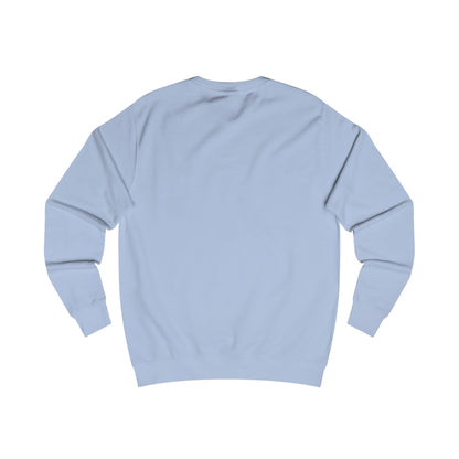 Unisex Sweater with Bold 'Blue Collar Bravado' Design, Casual Wear, Gift for Workers, Motivational Apparel, Patriotic Style