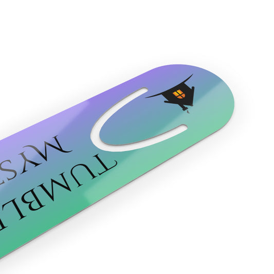 Tumbler Bookmark for Book Lovers, Tumblebrook Mysteries Design, Cat Lovers Gift, Reading Accessories, Unique and Stylish