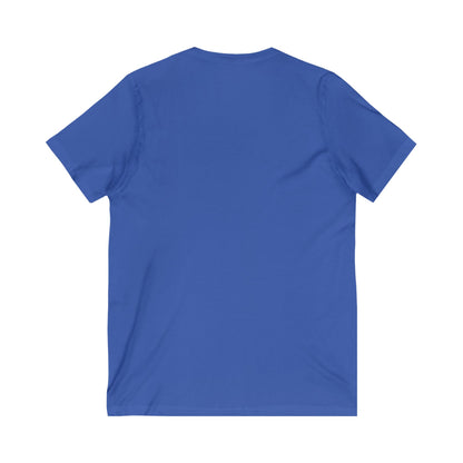 Adorable Cat Lovers Unisex V-Neck Tee, Cute Cat Shirt, Gift for Cat Owners, Pet Lover Apparel, Casual Everyday Wear, Cat-Themed Fashion