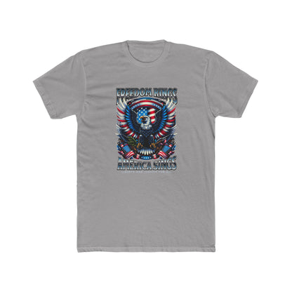 Freedom Wings Eagle T-Shirt — America Sings Patriotic Tee