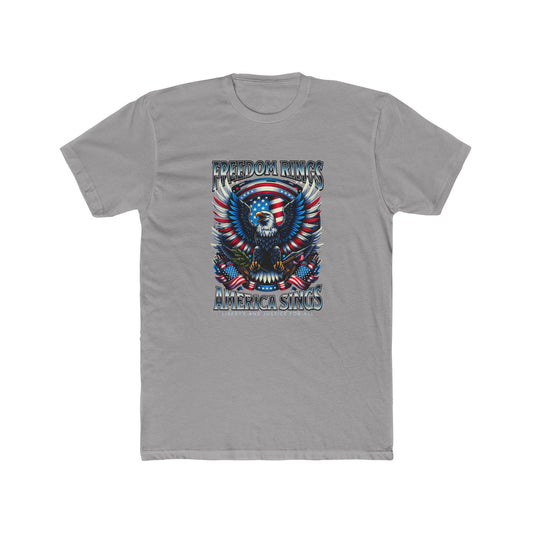 Freedom Wings Eagle T-Shirt — America Sings Patriotic Tee